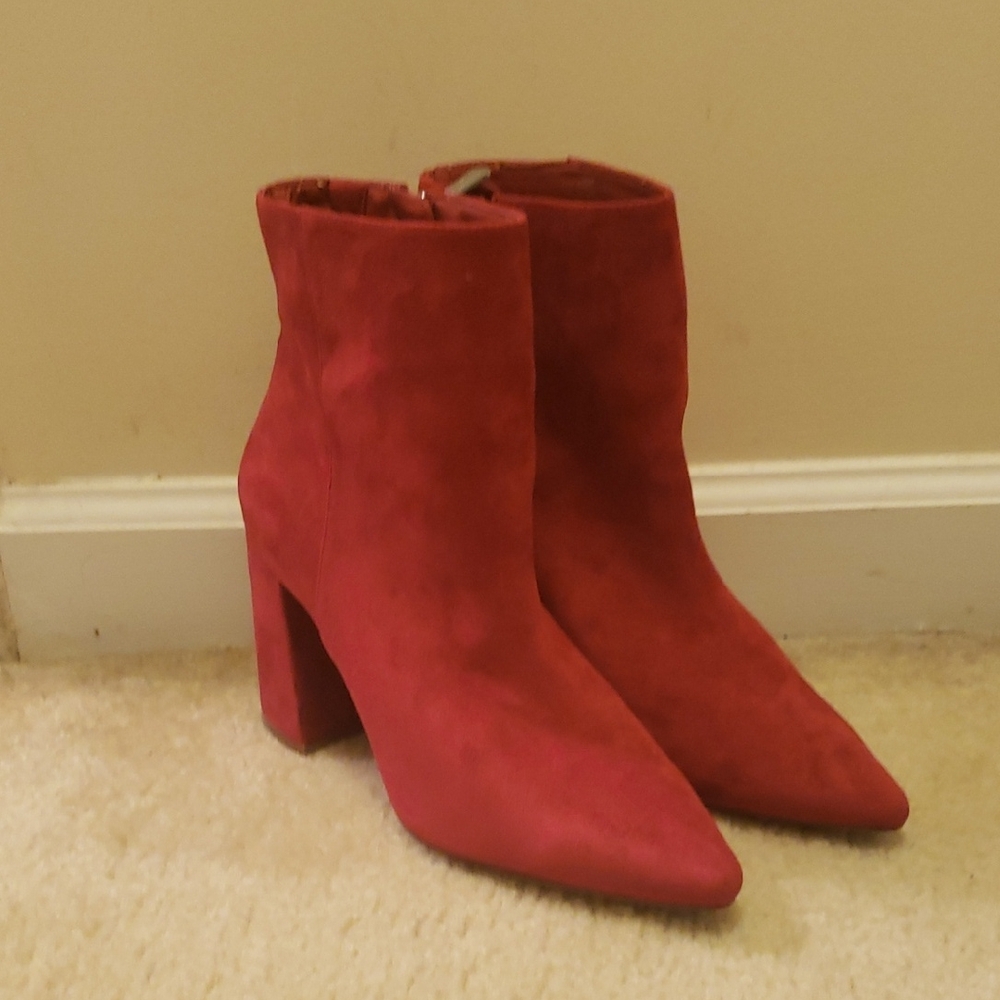 Charles By Charles David Red Heeled Boots